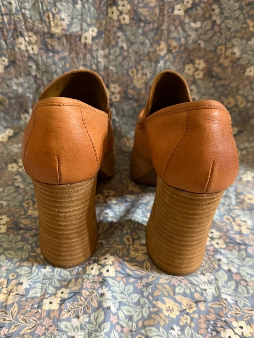 Kork-Ease Women’s Penny Loafers in Cognac Brown Leather - Picture 4 of 8